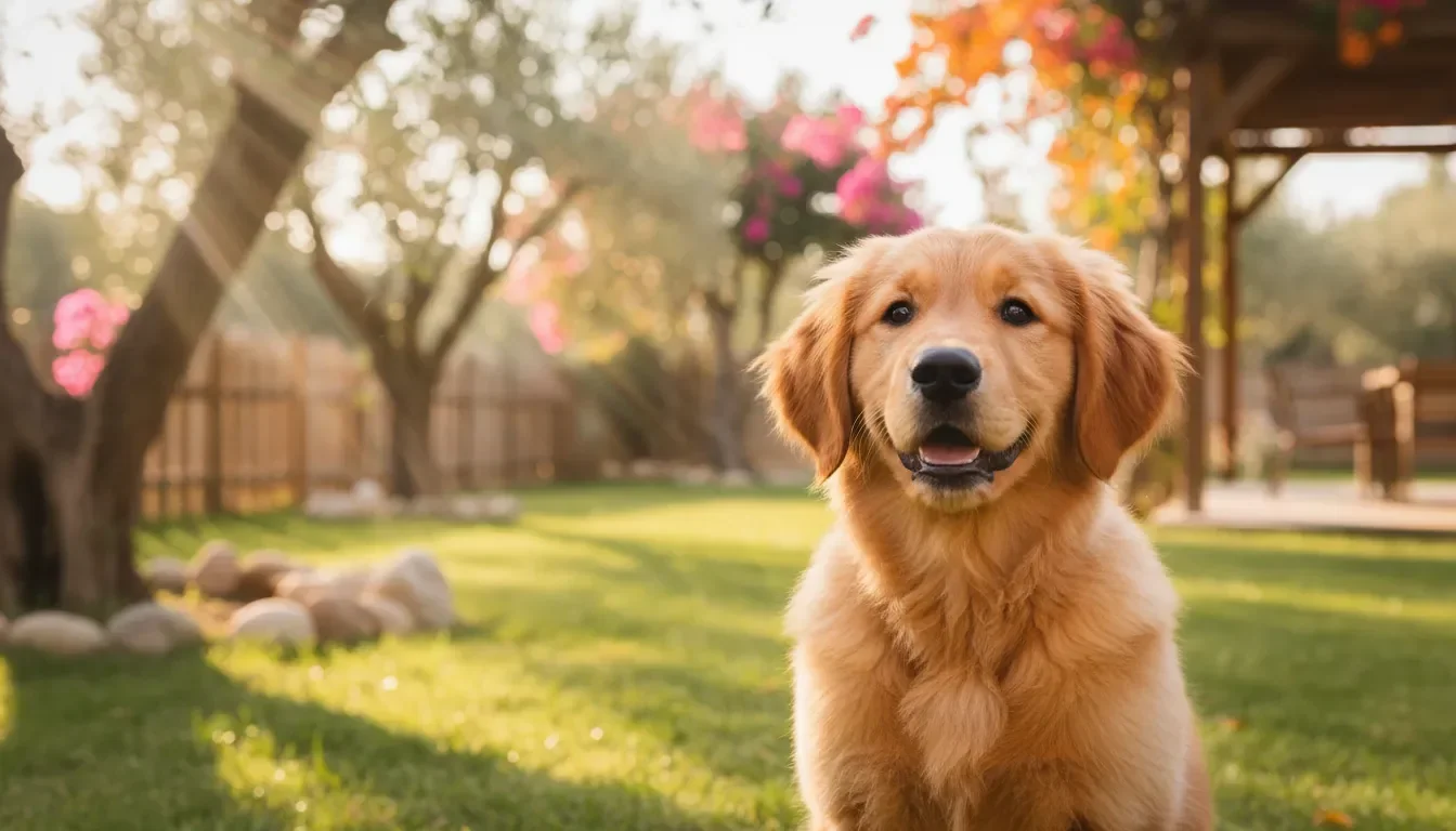 גור חמוד בבית בסביבה טבעית ומוארת